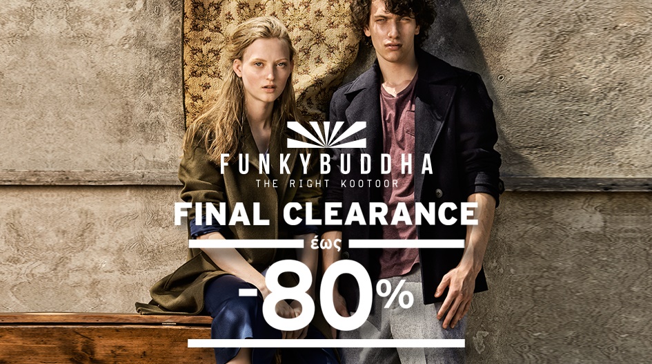 FUNKY BUDDHA CLEARANCE UP TO -80%!